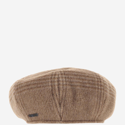 Stetson Wool And Alpaca Blend Cap In Brown
