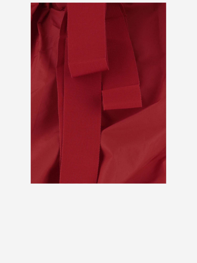 Patou Top With Balloon Sleeves In Red