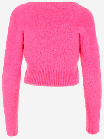 Shop Jacquemus Le Cardigan  In Pink
