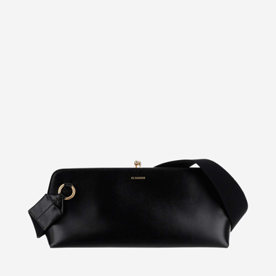 Shop Jil Sander Small Goji Bag In Black