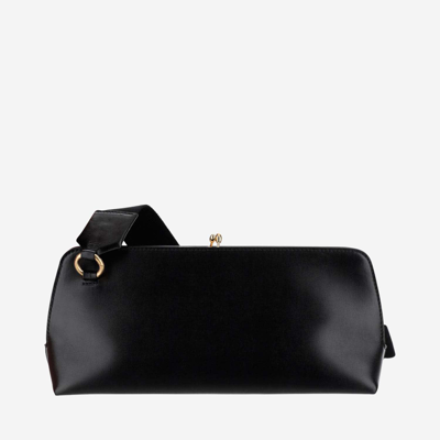 Shop Jil Sander Small Goji Bag In Black