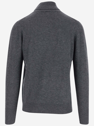 Shop Aspesi Wool Sweater In Grey
