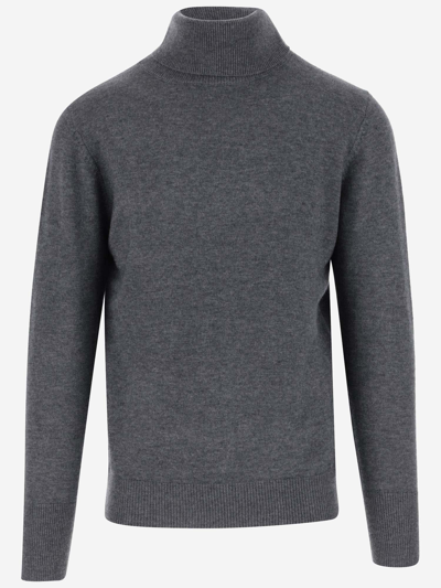 Shop Aspesi Wool Sweater In Grey