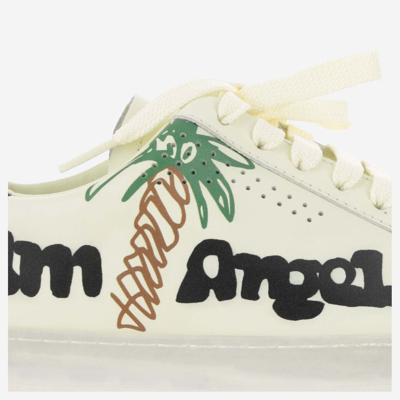 Shop Palm Angels Palm One Sketchy Sneakers With Logo In Yellow