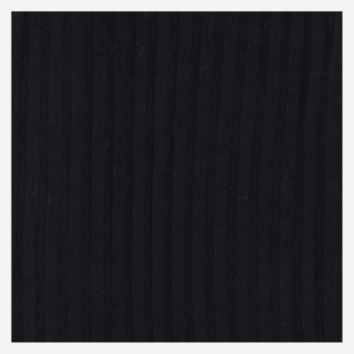 Faliero Sarti Knitted Virgin Wool-cashmere Blend Scarf In Black