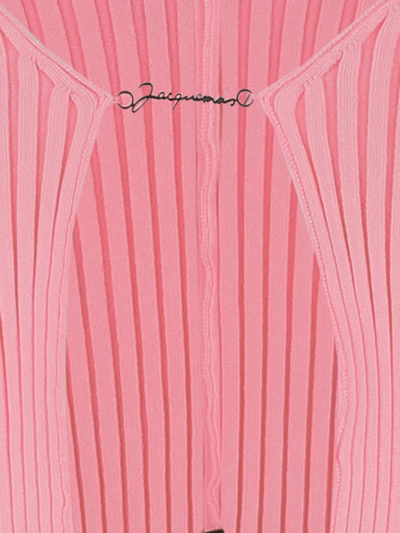 Shop Jacquemus La Maille Pralù Longue In Pink
