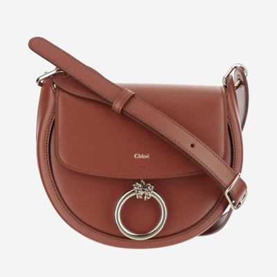 Shop Chloé Arlène Small Cross-body In Brown