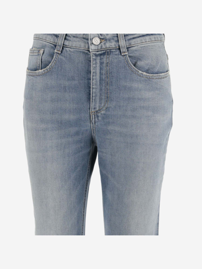 Shop Stella Mccartney Stretch Denim Flared Jeans