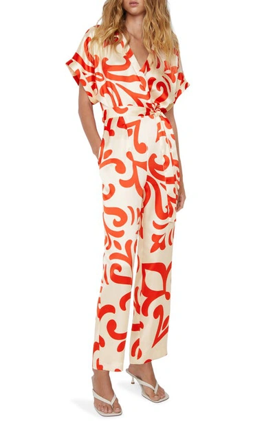 Mango One-piece Suit Off White In Off White