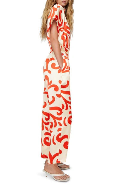 Mango One-piece Suit Off White In Off White
