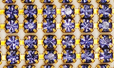 Shop Petit Moments Glitz Chandelier Earrings In Purple