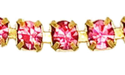 Shop Petit Moments Glitz Crystal Bracelet In Pink