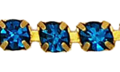 Shop Petit Moments Glitz Crystal Bracelet In French Blue