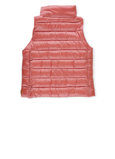 Shop Save The Duck Franky Padded Vest In Pink