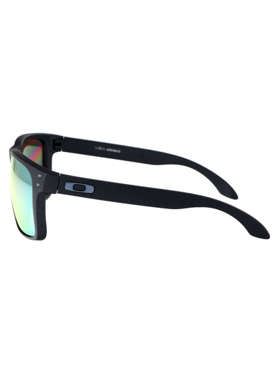 Shop Oakley Holbrook Xl Sunglasses In 941739 Blue Steel