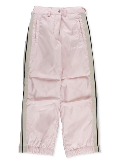 Shop Palm Angels Padded Trousers In Pink