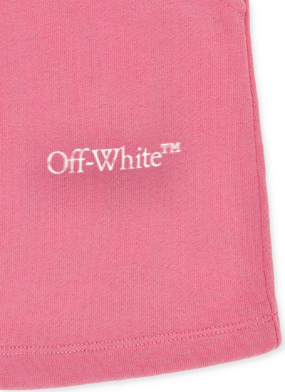 Shop Off-white Bookish Bit Skirt In Fuchsia