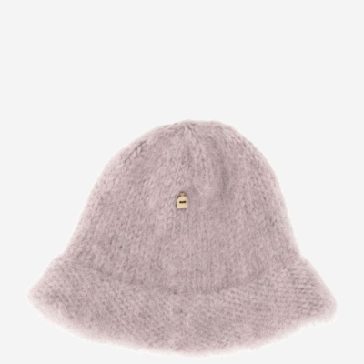 Shop Myssy Wool Bucket Hat In Rosa /nero