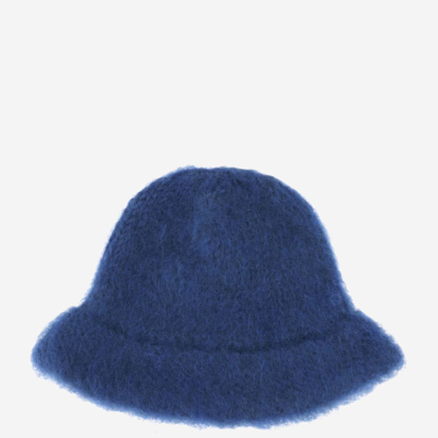 Shop Myssy Wool Bucket Hat In Blue