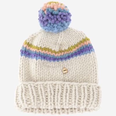 Shop Myssy Wool Beanie Hat With Pom Pon In Red