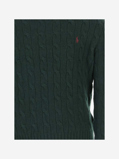 Shop Polo Ralph Lauren Wool And Cashmere Sweater In Green