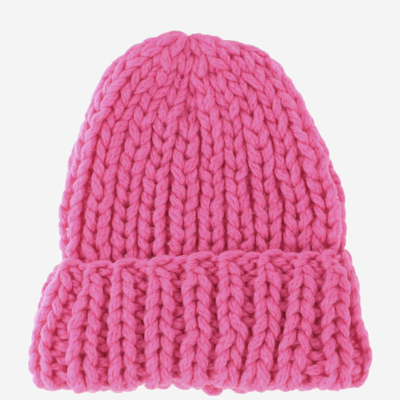 Shop Evyinit Merino Wool Blend Hat In Fuchsia