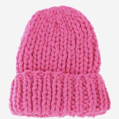 Shop Evyinit Merino Wool Blend Hat In Fuchsia