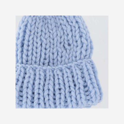 Shop Evyinit Merino Wool Blend Hat In Blue