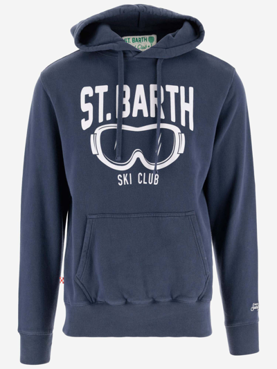 Shop Mc2 Saint Barth Ski Club Hoodie In Red