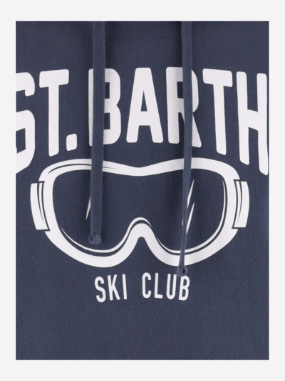 Shop Mc2 Saint Barth Ski Club Hoodie In Red