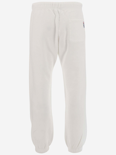 Shop Autry Cotton Jogging Pants With Logo In White