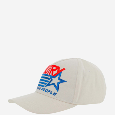 Shop Autry Embroidered Logo Baseball Hat In White