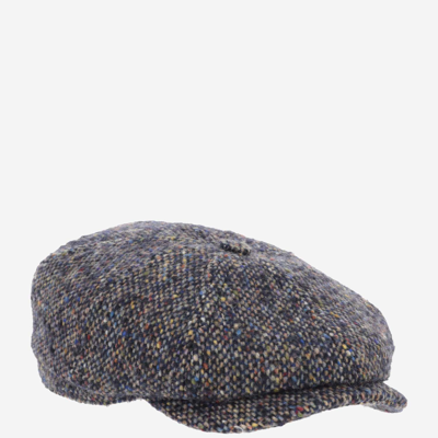 Shop Stetson Wool Coppola In Blue/beige