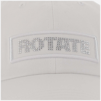 Shop Rotate Birger Christensen Logo Baseball Cap In White