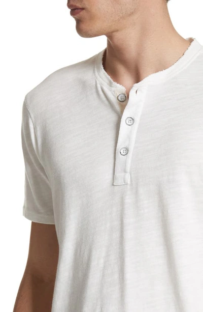 Shop Rag & Bone Classic Short Sleeve Henley In White