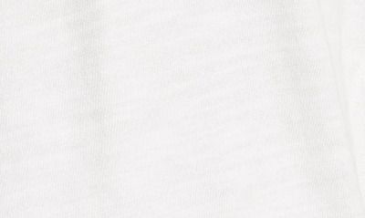 Rag & Bone White Cotton Classic Short Sleeve Henley In White
