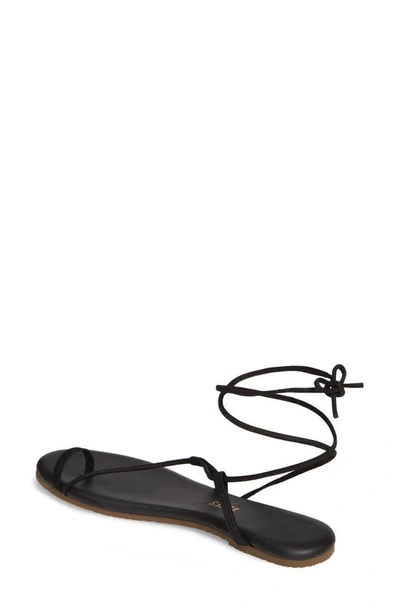 Tkees Jo Lace-up Sandal In Black
