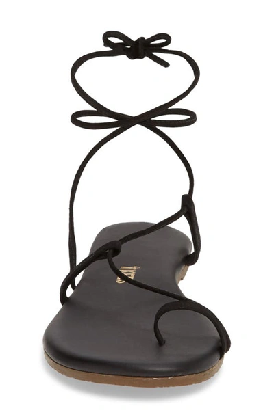 Tkees Jo Lace-up Sandal In Black