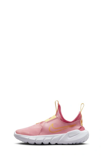 Shop Nike Flex Runner 2 Slip-on Running Shoe In Coral/ Coral/ White/ Citron