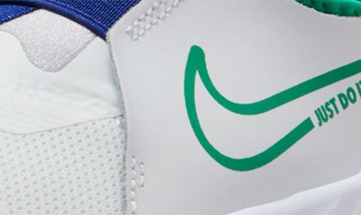Shop Nike Flex Runner 2 Slip-on Running Shoe In White/ Green/ Pure Platinum