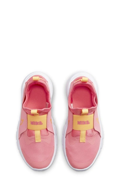 Shop Nike Flex Runner 2 Slip-on Running Shoe In Coral/ Coral/ White/ Citron
