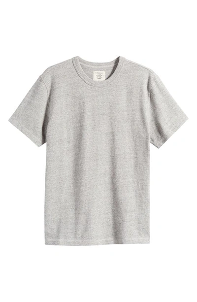 Shop Buck Mason Field Spec Heavyweight T-shirt In Speckle Grey