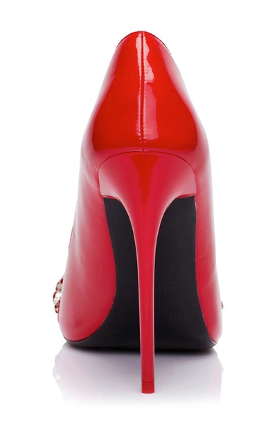 Shop Jessica Rich Diamond Stiletto Sandal In Red