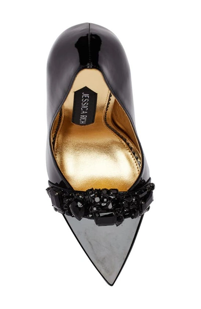 Shop Jessica Rich Diamond Stiletto Sandal In Noir