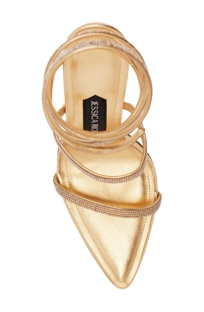 Shop Jessica Rich Candy Ankle Strap Sandal In Gold