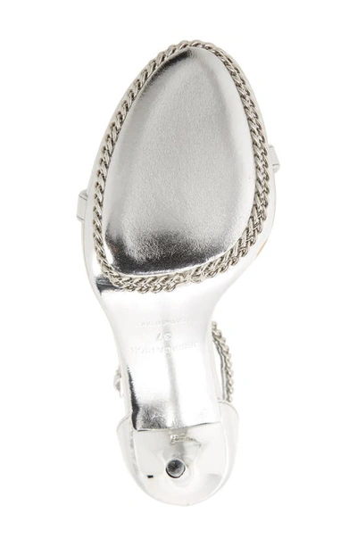 Shop Jessica Rich Jessica Ankle Strap Platform Sandal In Silver