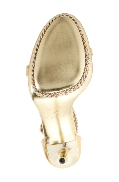 Shop Jessica Rich Jessica Ankle Strap Platform Sandal In Gold
