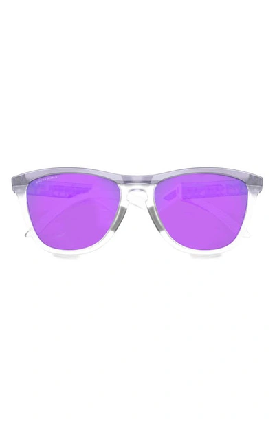Shop Oakley Frogskins™ Hybrid 55mm Prizm™ Keyhole Sunglasses In Violet