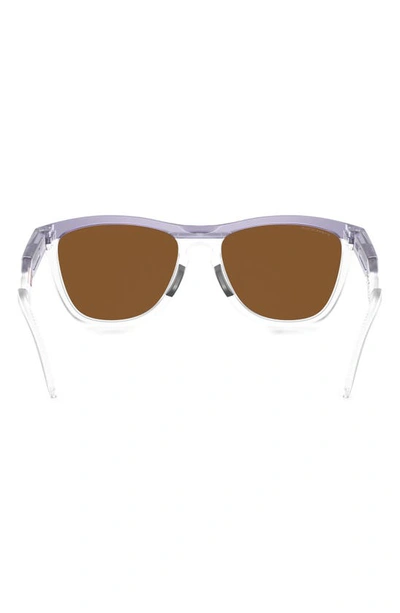 Oakley Frogskins Hybrid Mt Trns Lilac Clr Przm Vlt 0oo9289-01 Round Sunglasses In Violet