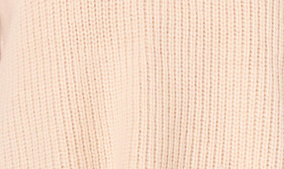 English Factory Color Accent Half-zip Pullover In Beige Multi